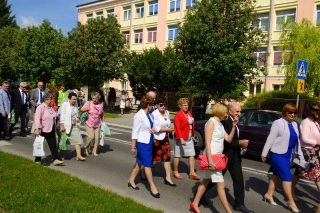 Przemarsz uczestników Jubileuszu 100-lecia Jagiełły